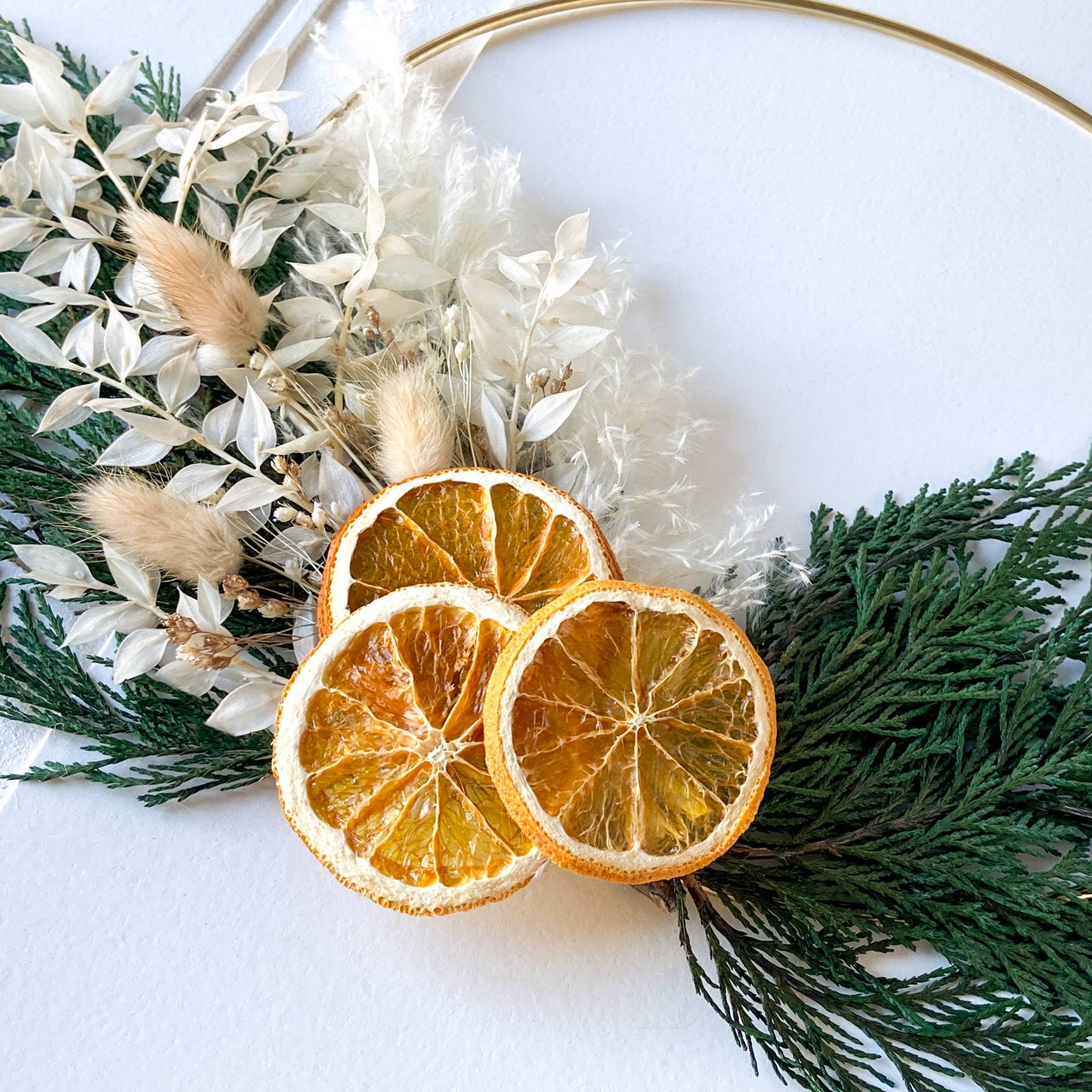 Cedar & Dried Orange Wreath: 10