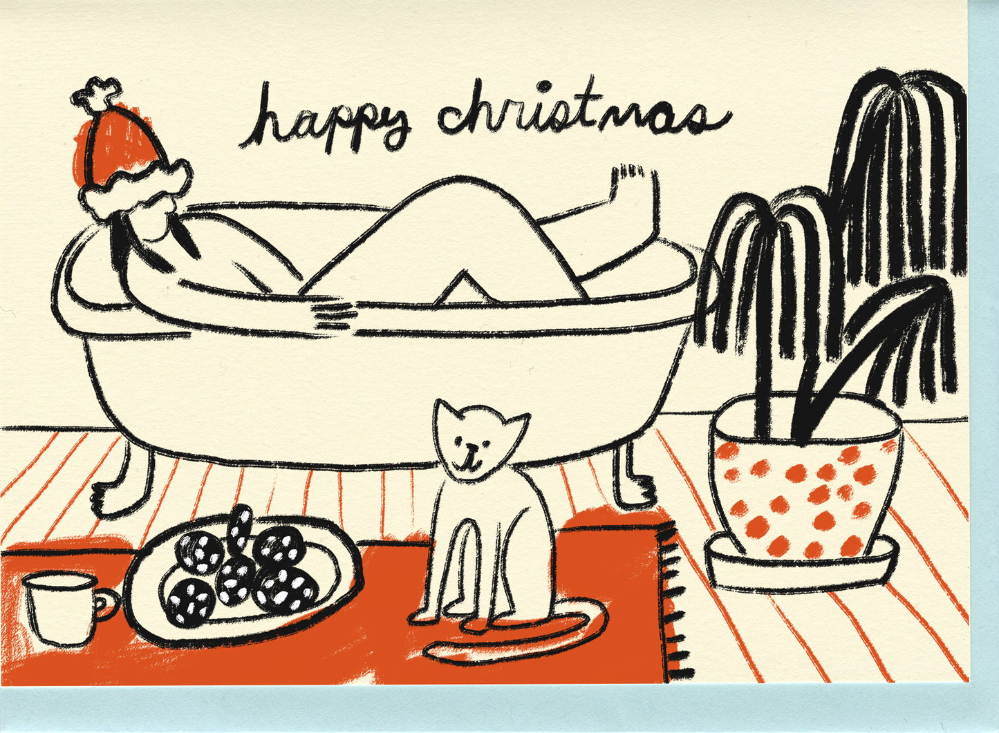 Christmas Bath: Single Card