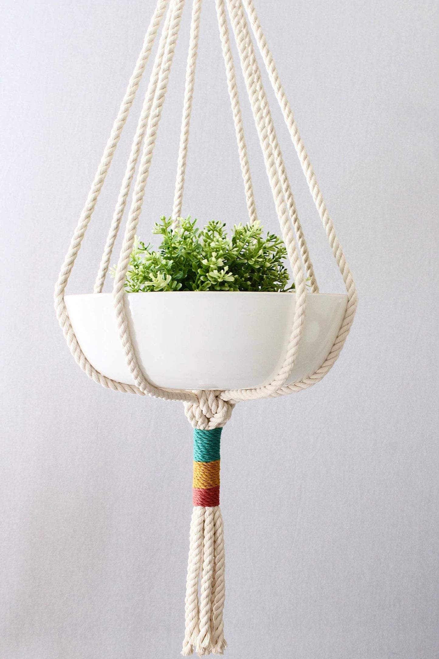 Macrame Plant Hanger, Hanging Planter, Plant Holder, Unique: 50