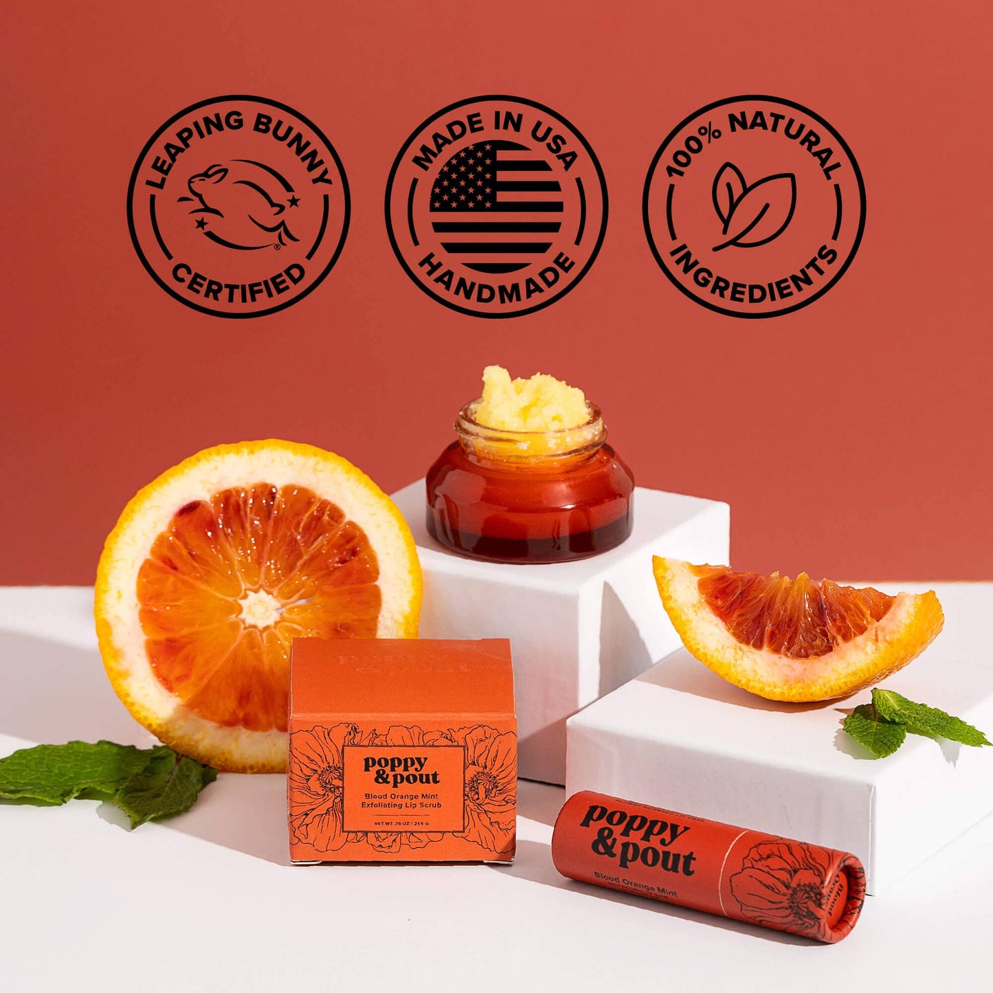 Lip Balm, Blood Orange Mint