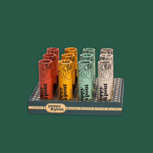 Product Display, Lip Balm, 12 Tube Tray