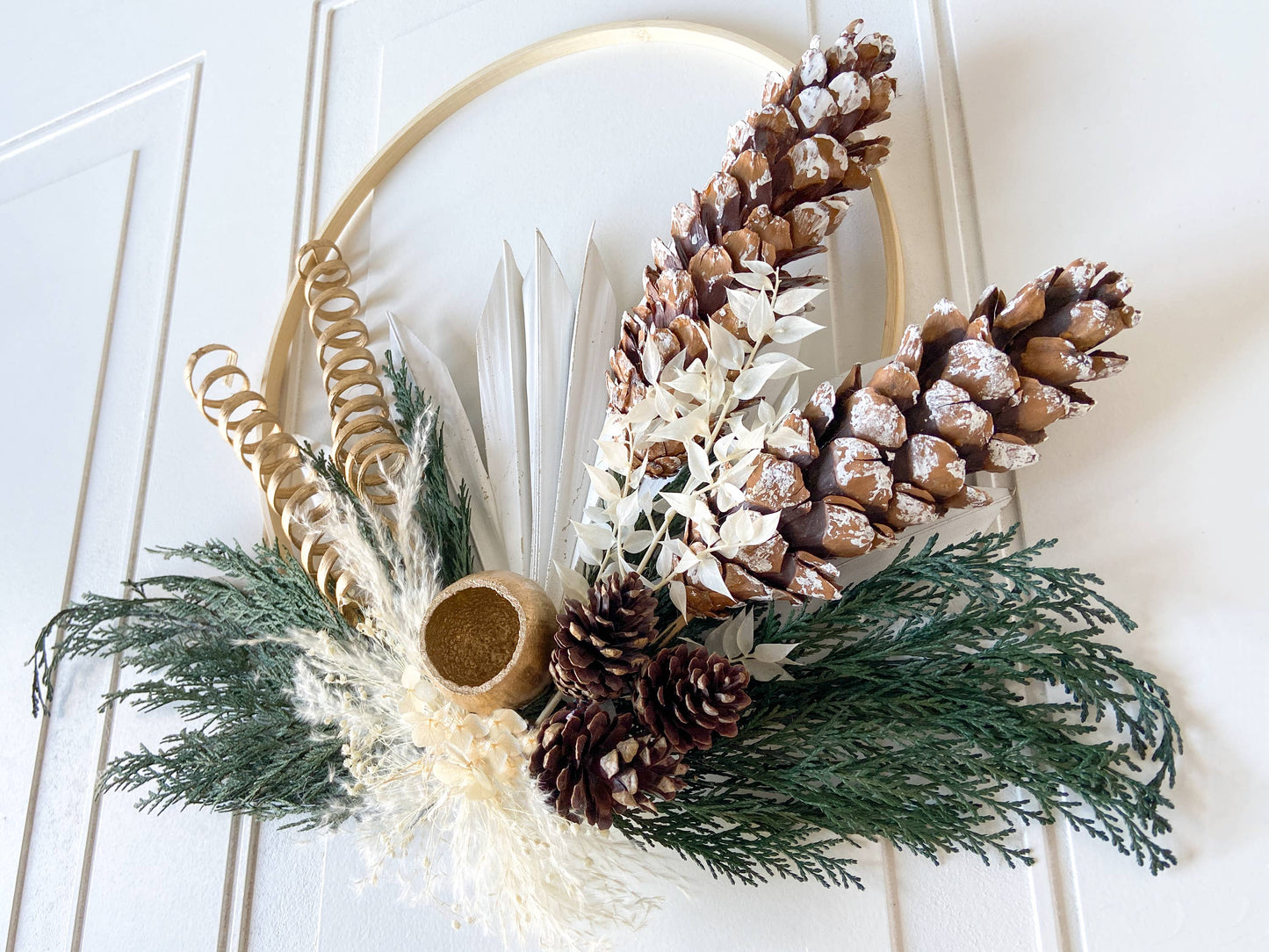 Cedar & Pine Cones Wreath: 10