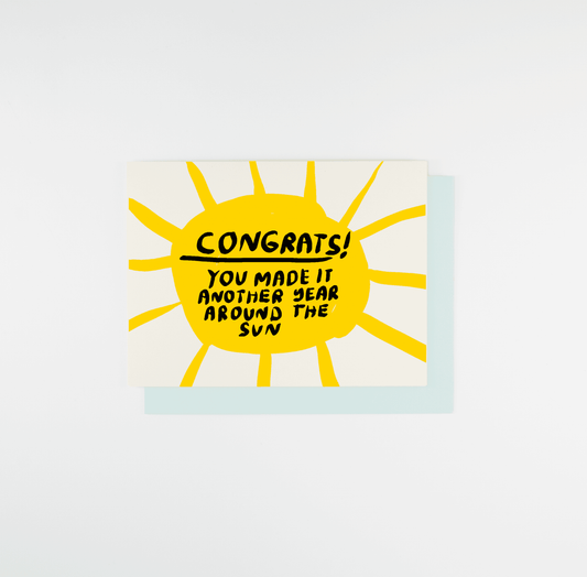 Congrats Birthday Card - Case Pack of 6 Cards