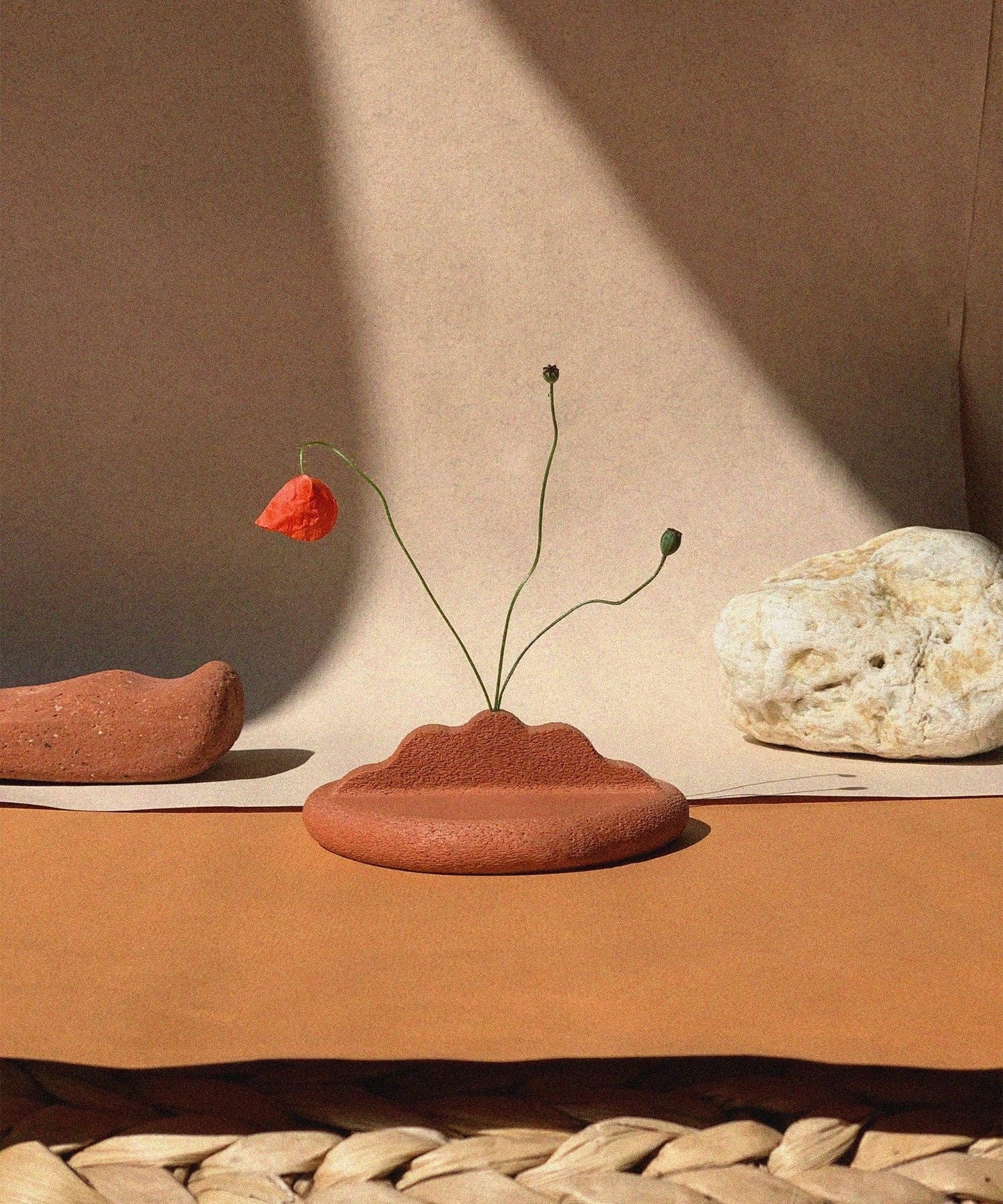 Flur | Incense Holder | Burnt Ochre: Burnt Ochre