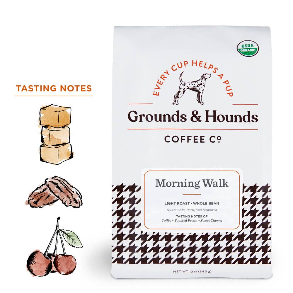 Morning Walk Breakfast Blend™: Whole Bean 12 oz