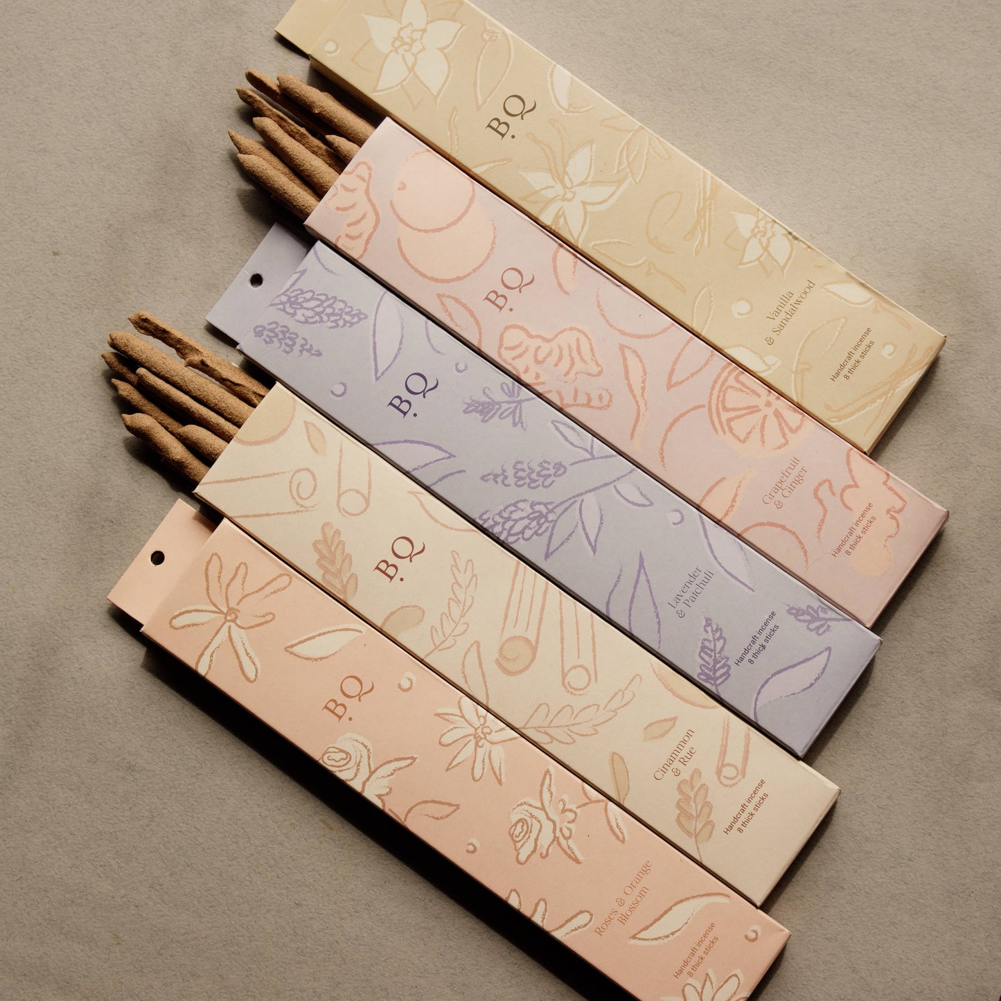 Botanical Premium Incense Roses and Orange Blosssom