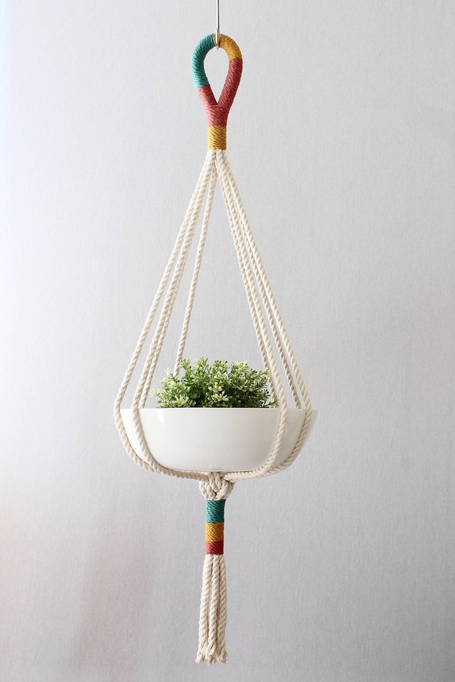 Macrame Plant Hanger, Hanging Planter, Plant Holder, Unique: 50