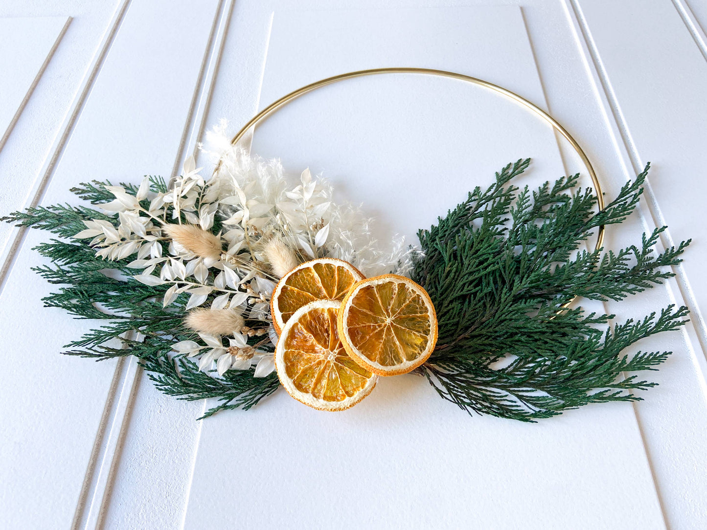 Cedar & Dried Orange Wreath: 10