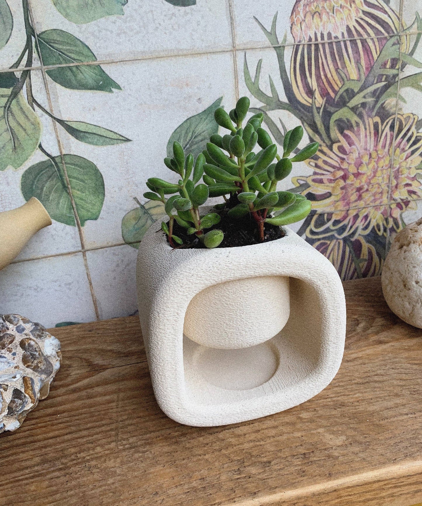 Kyu | Plant Pot 01 | Sandstone: Sandstone