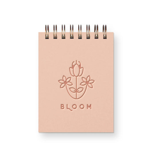 Bloom Mini Jotter Notebook: Seashell Cover | Papaya Ink