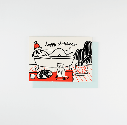 Christmas Bath: Single Card