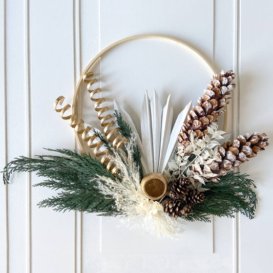 Cedar & Pine Cones Wreath: 10