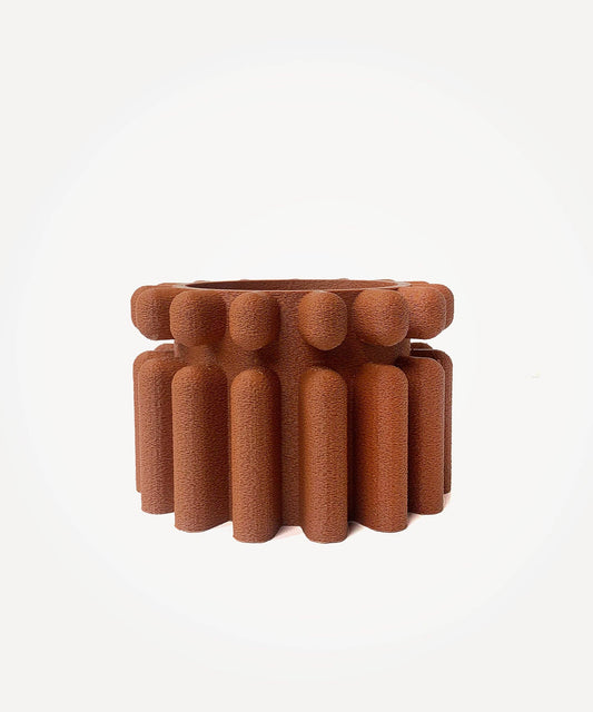 Mono | Plant Pot 01 | Burnt Ochre: Burnt Ochre