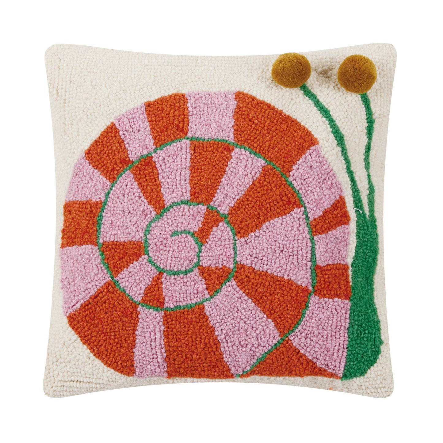 Snail's Pace w/Pom Pom Eyes Hook Pillow