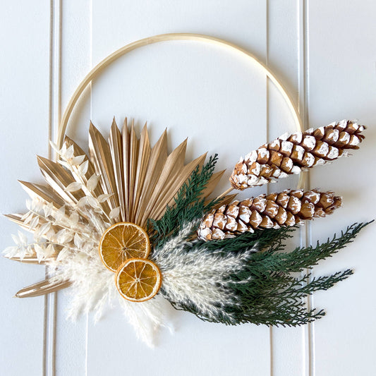 Dried Oranges & Cedar Wreath: 10