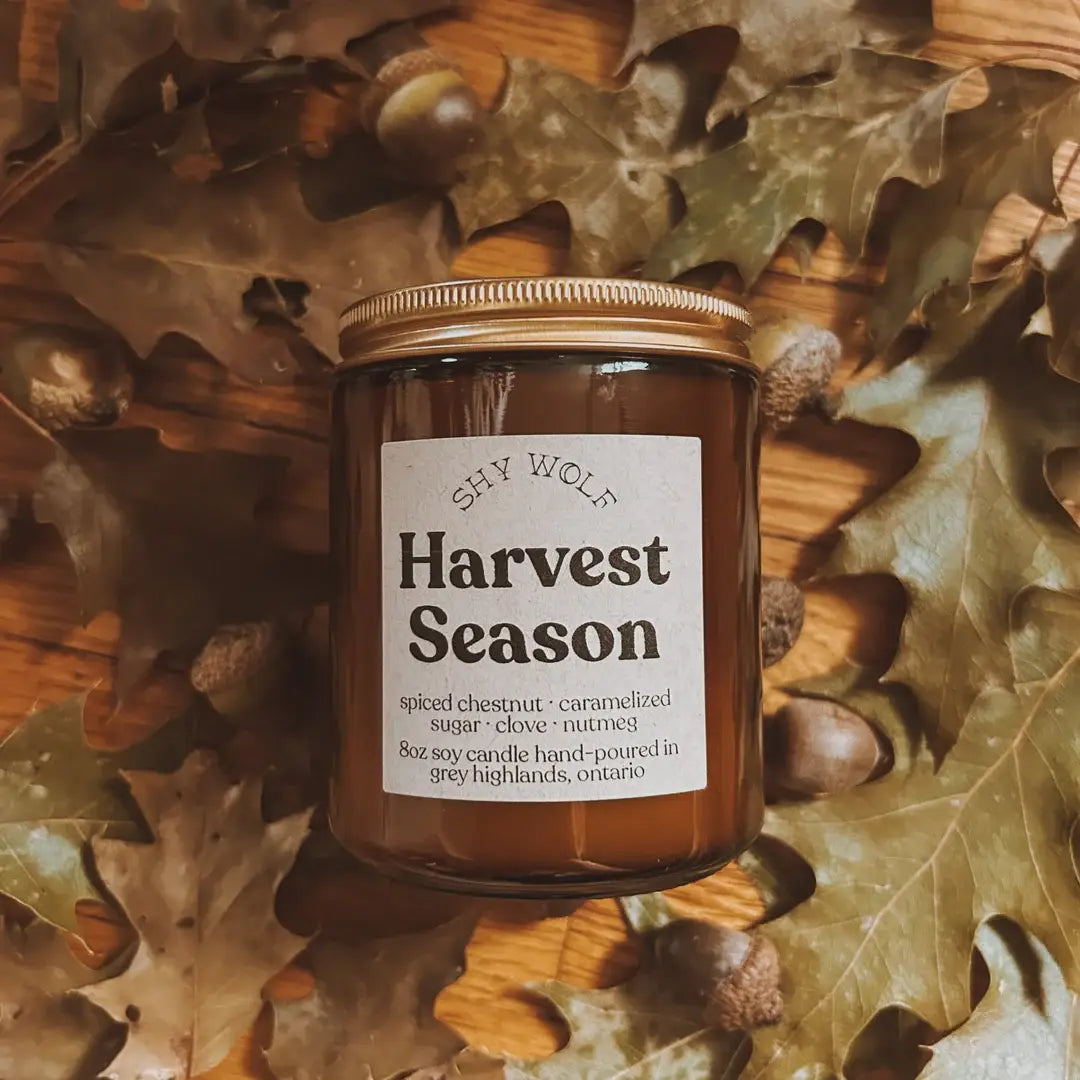 Harvest Season - Fall Candle, Autumn Decor, Nutmeg Clove