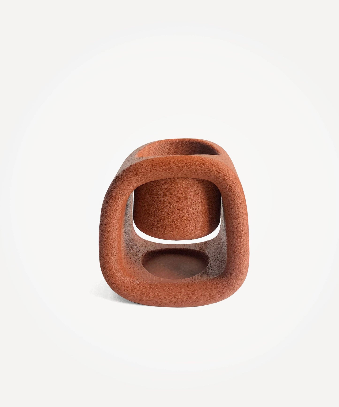 Kyu | Plant Pot 01 | Burnt Ochre: Burnt Ochre